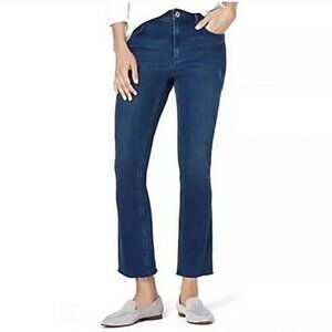 J. Jill Size 10 Kick Flare Ankle Waverley Wash Jean